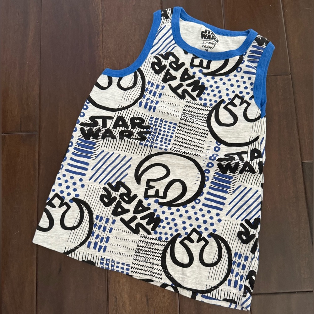 Jumping Beans Star Wars Tank Top - Blue and White